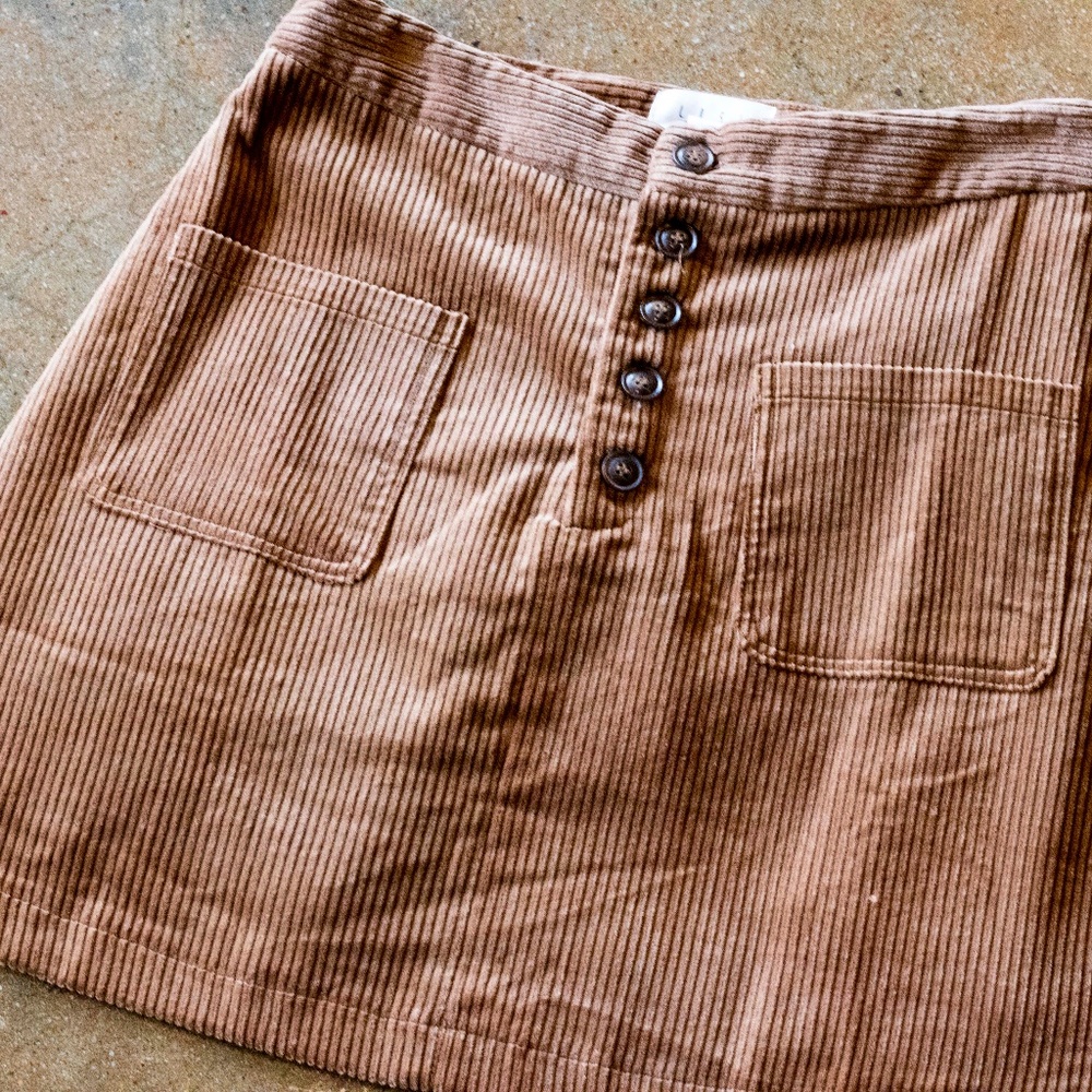 Corduroy Skirt